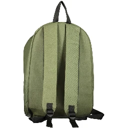 Green Polyester Men's Backpack