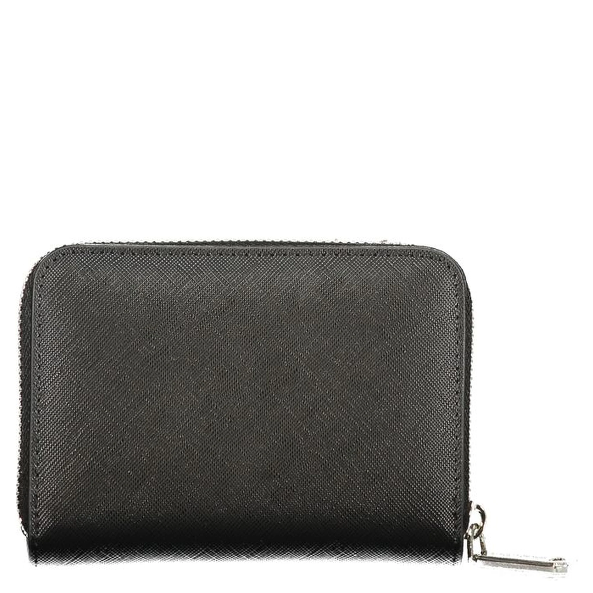 Black Polyurethane Women's Wallet
