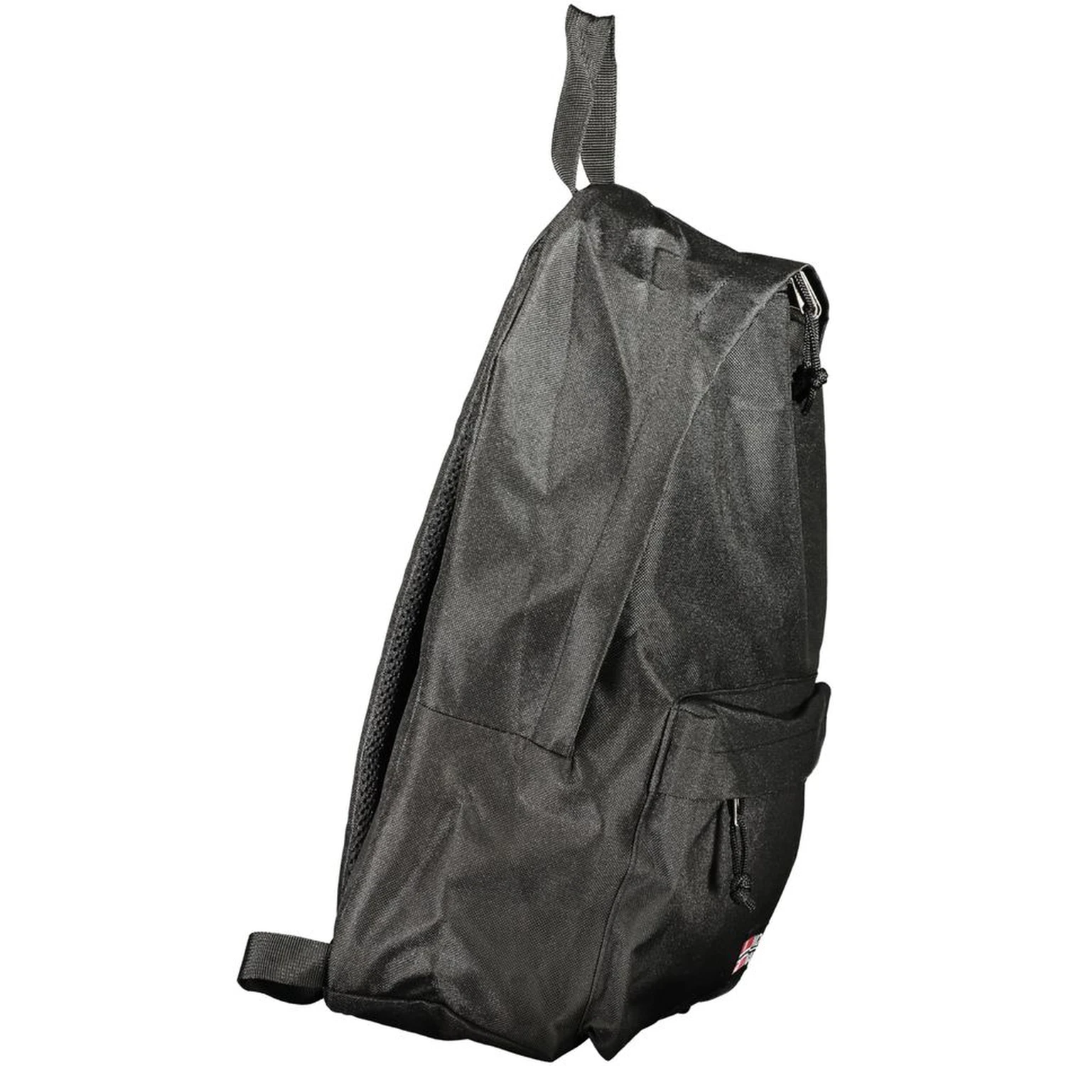 Black Polyester Men's Backpack