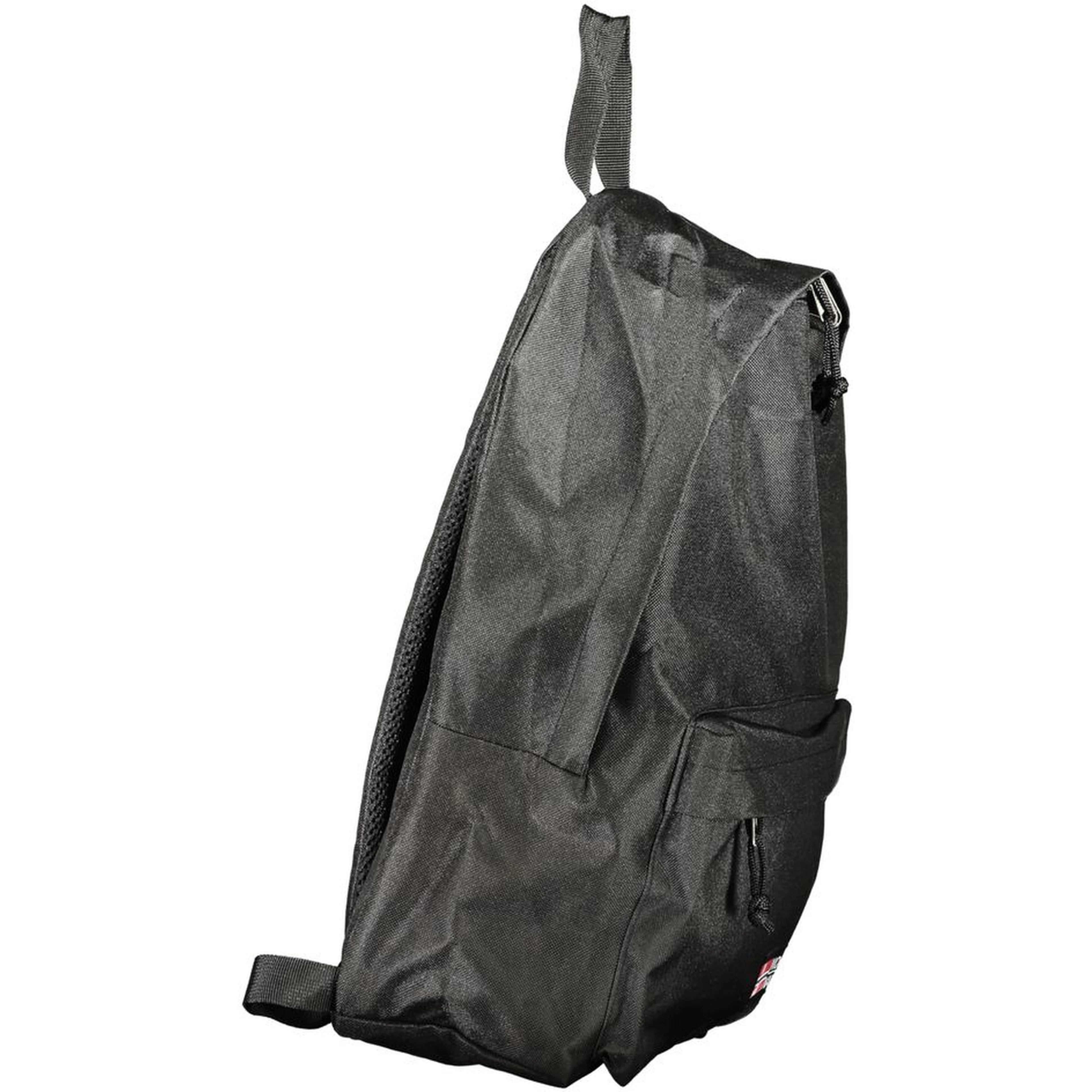 Black Polyester Men's Backpack