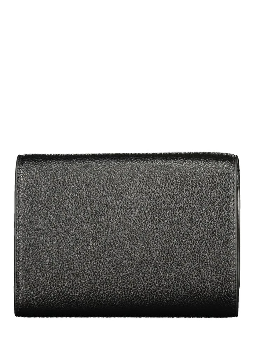 Black Polyurethane Women's Wallet