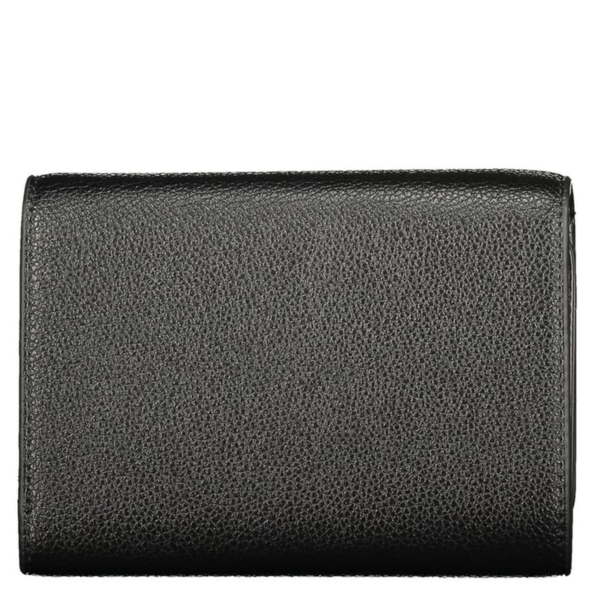 Black Polyurethane Women's Wallet