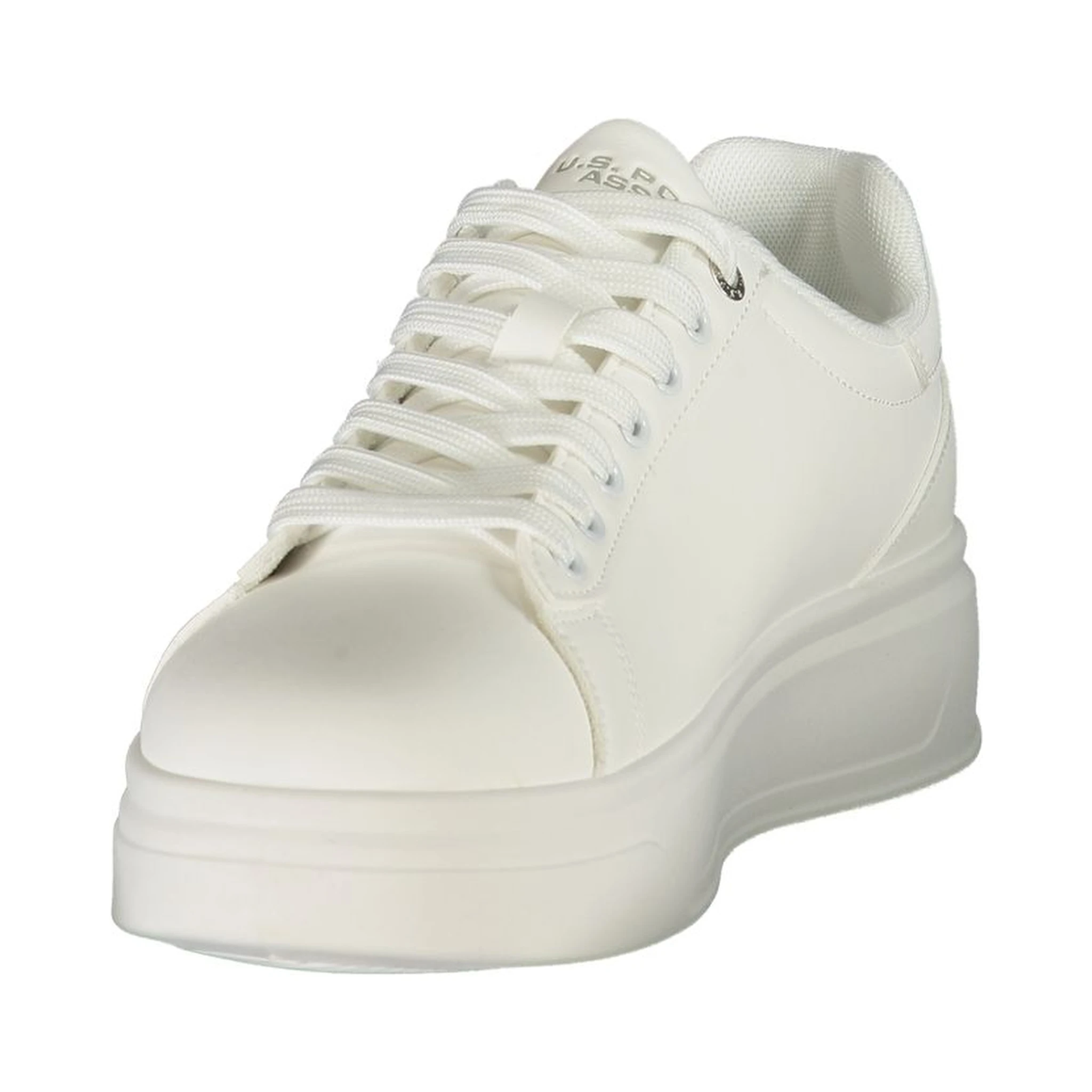 Bianco Polyurethane Uomo Sneaker