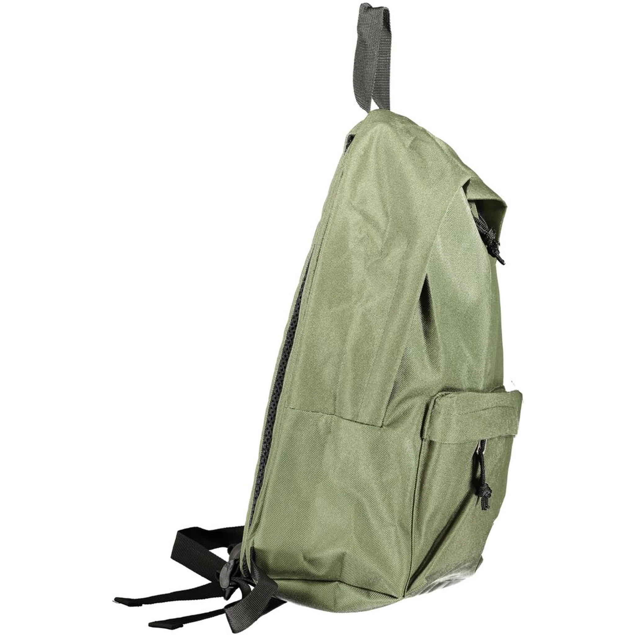 Green Polyester Men's Backpack