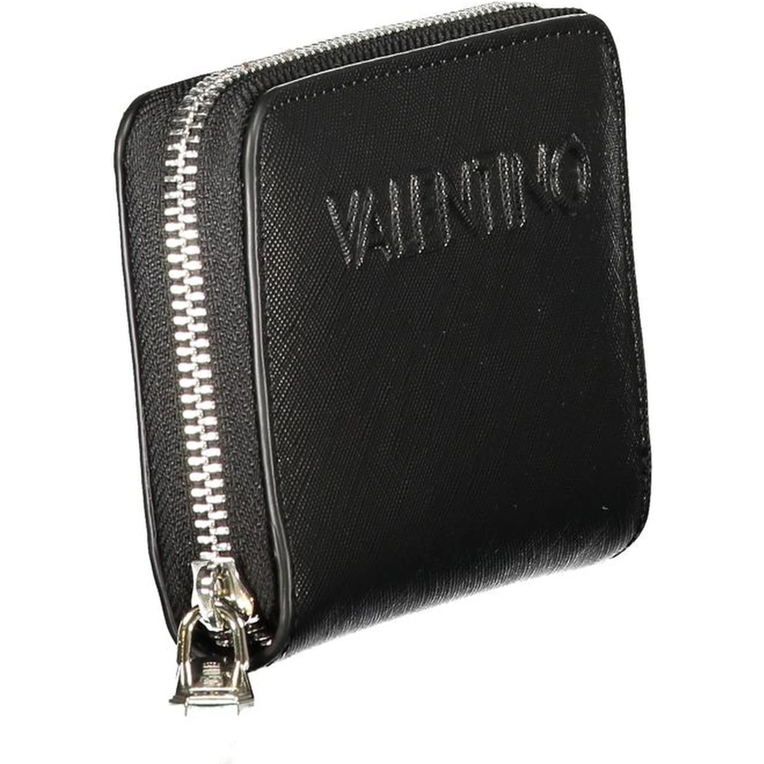 Black Polyurethane Women's Wallet
