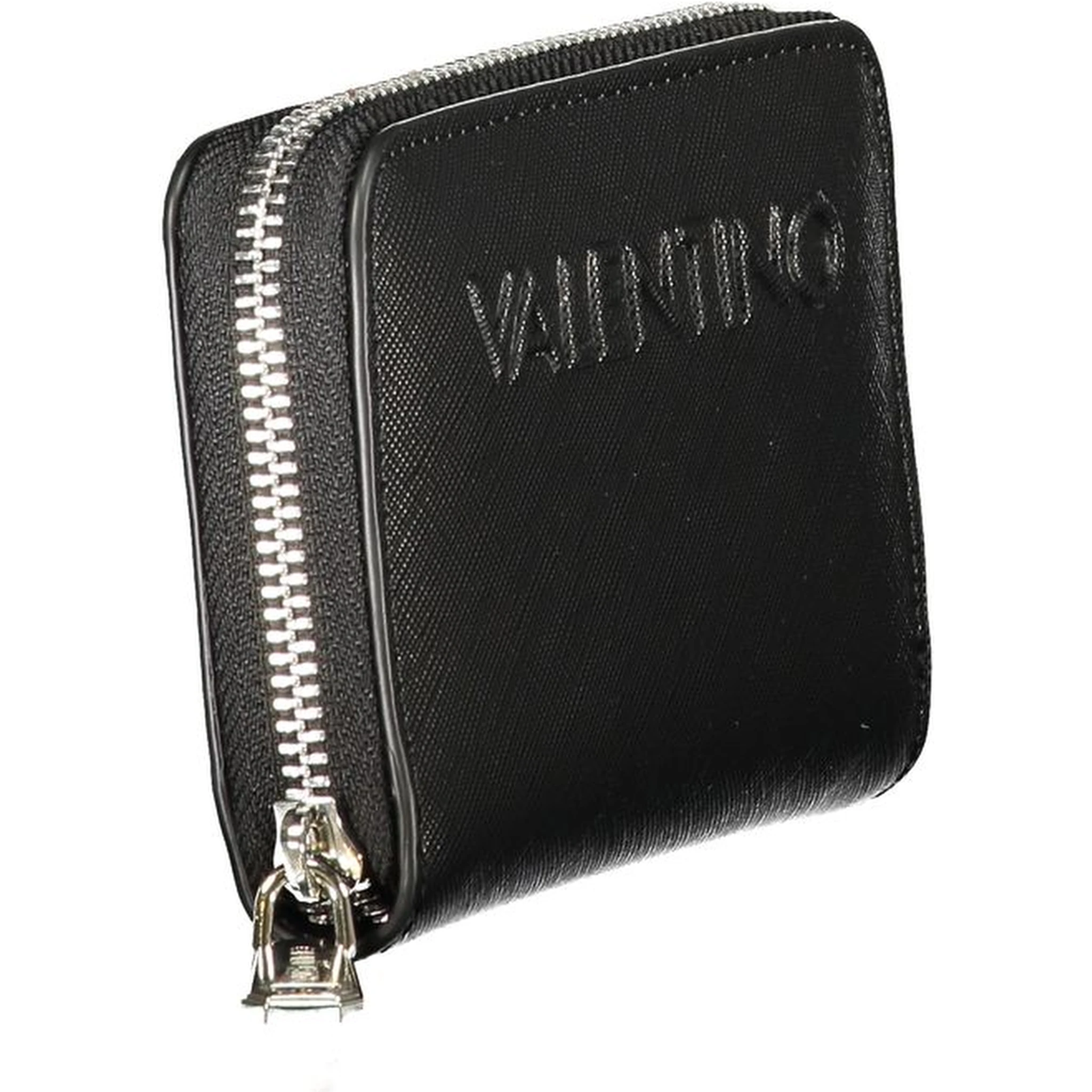 Black Polyurethane Women's Wallet