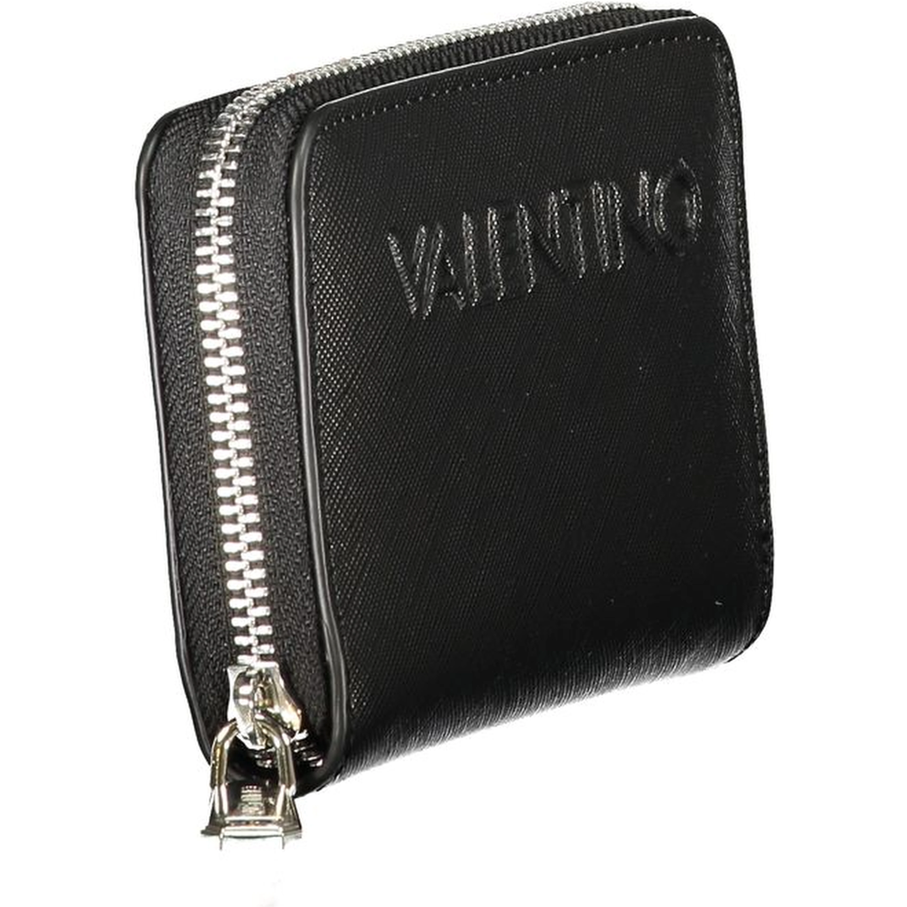 Black Polyurethane Women's Wallet