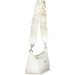 Bianco Polyurethane Women's Bag