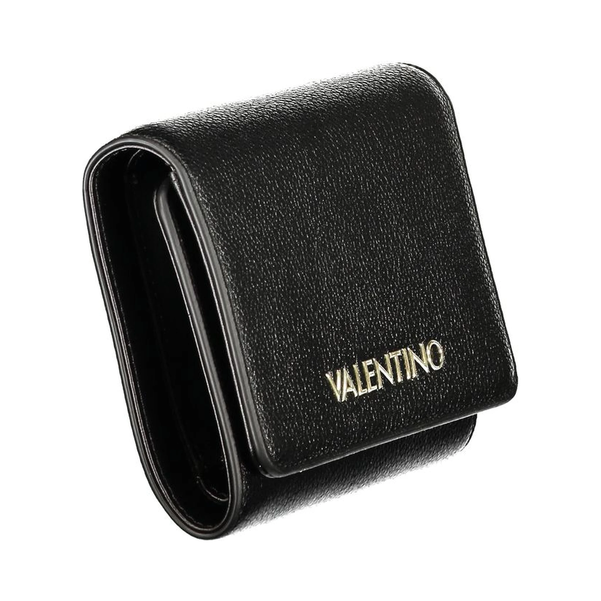 Black Polyurethane Women's Wallet
