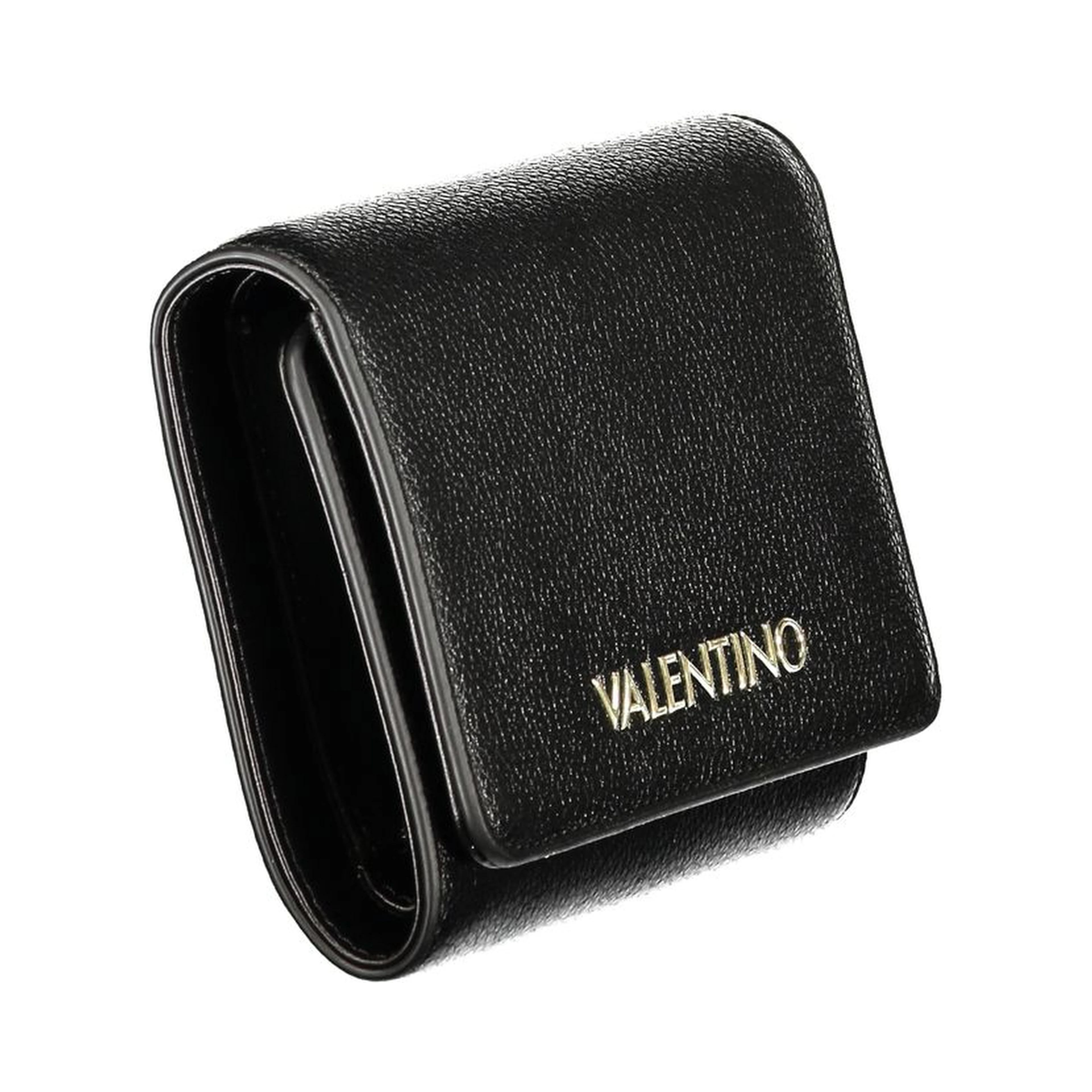 Black Polyurethane Women's Wallet