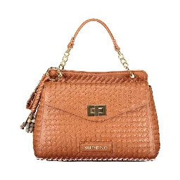 Brown Polyurethane Women's Bag