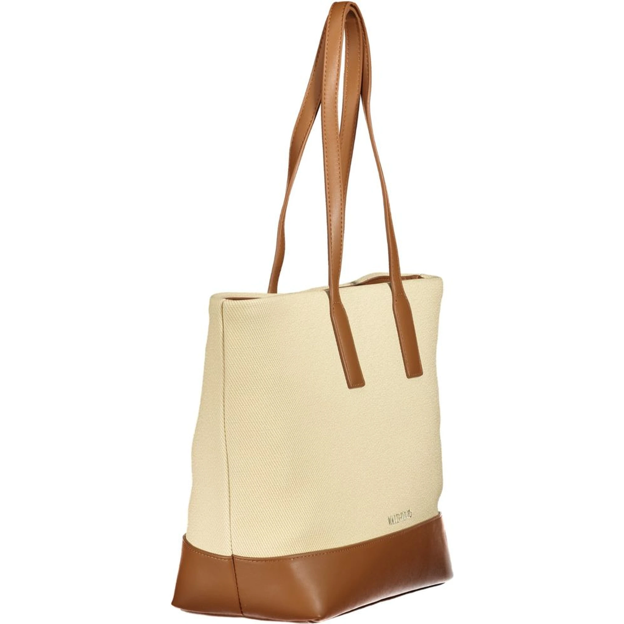 Beige Polyurethane Women's Bag