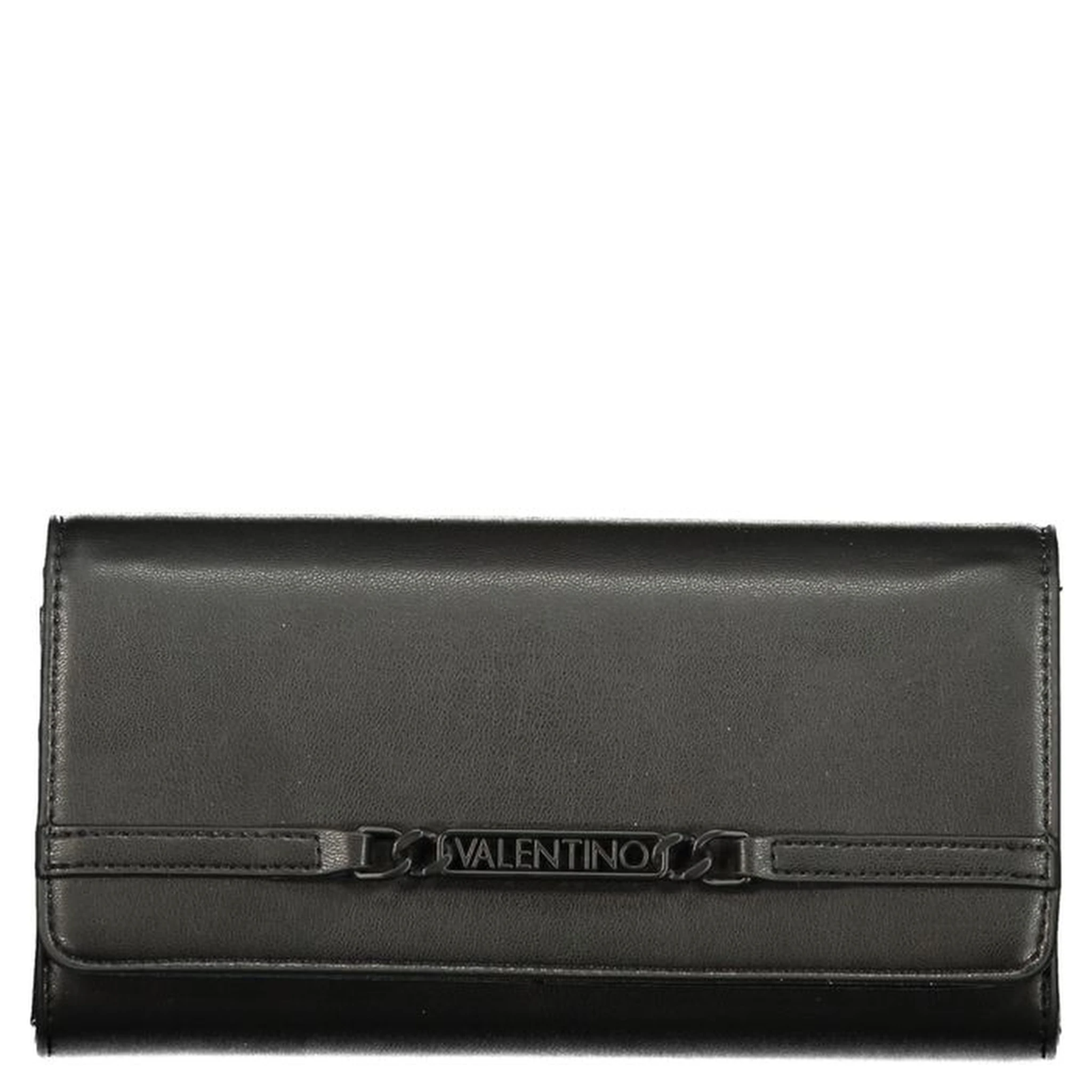 Black Polyurethane Women's Wallet