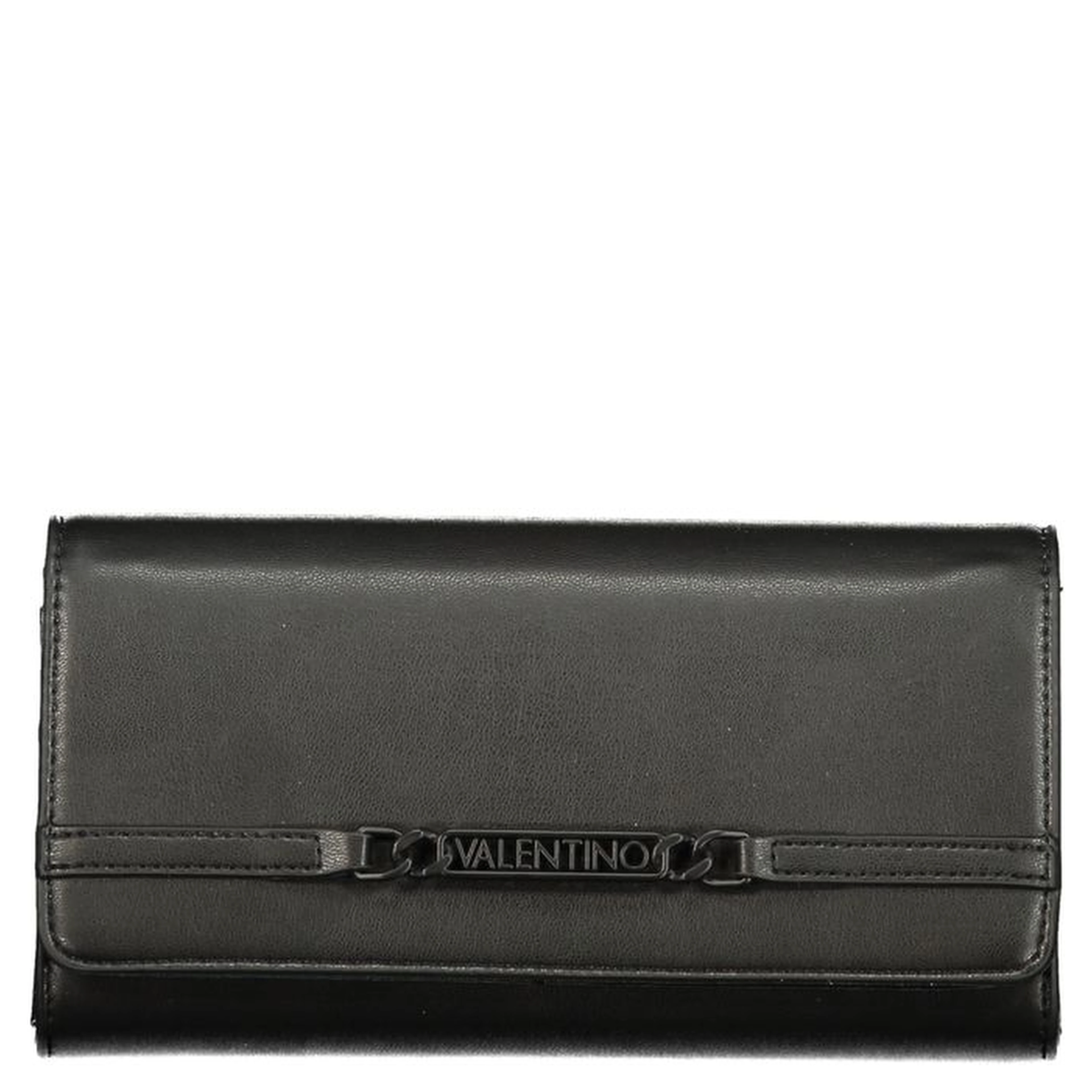 Black Polyurethane Women's Wallet