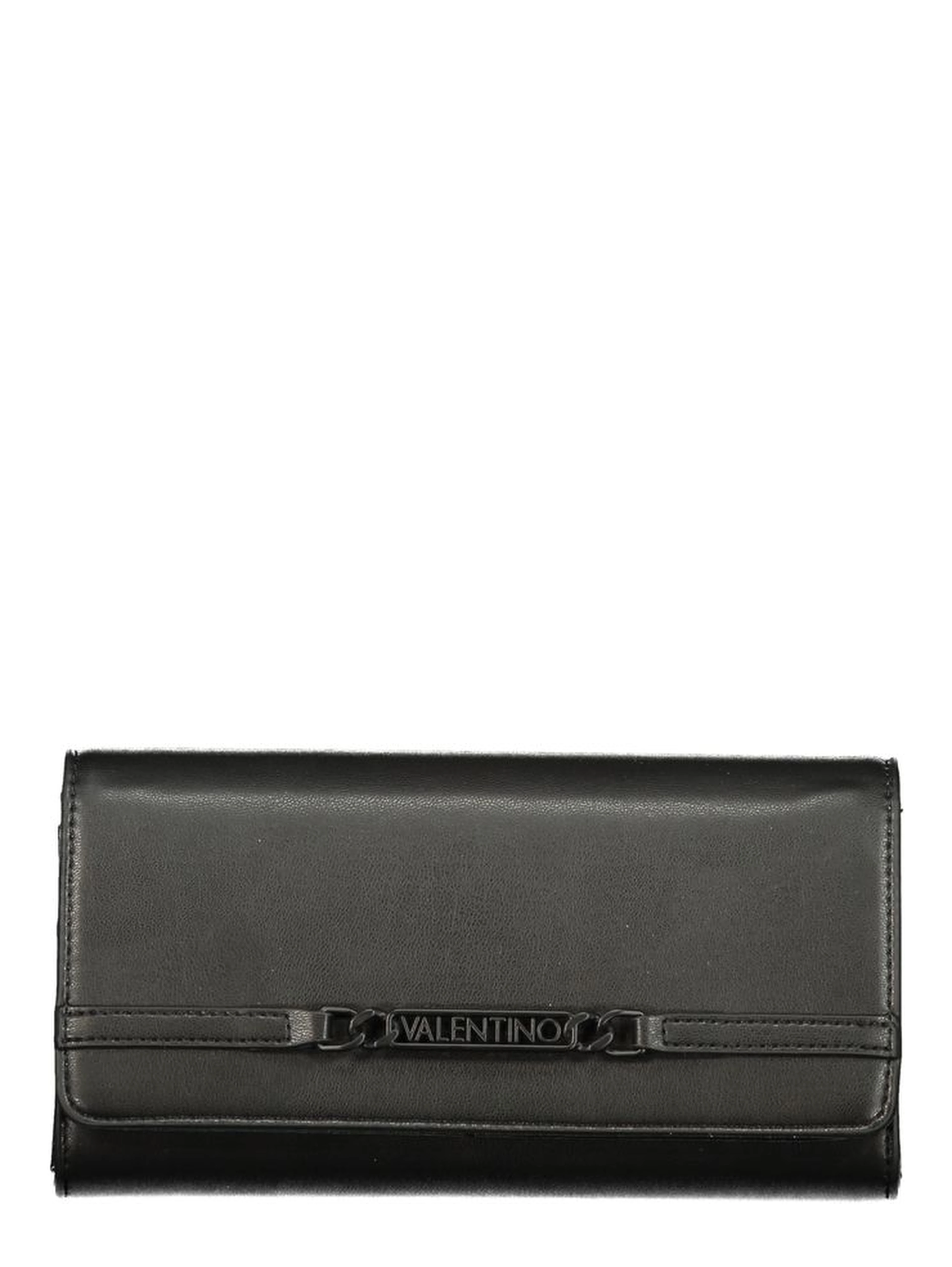 Black Polyurethane Women's Wallet
