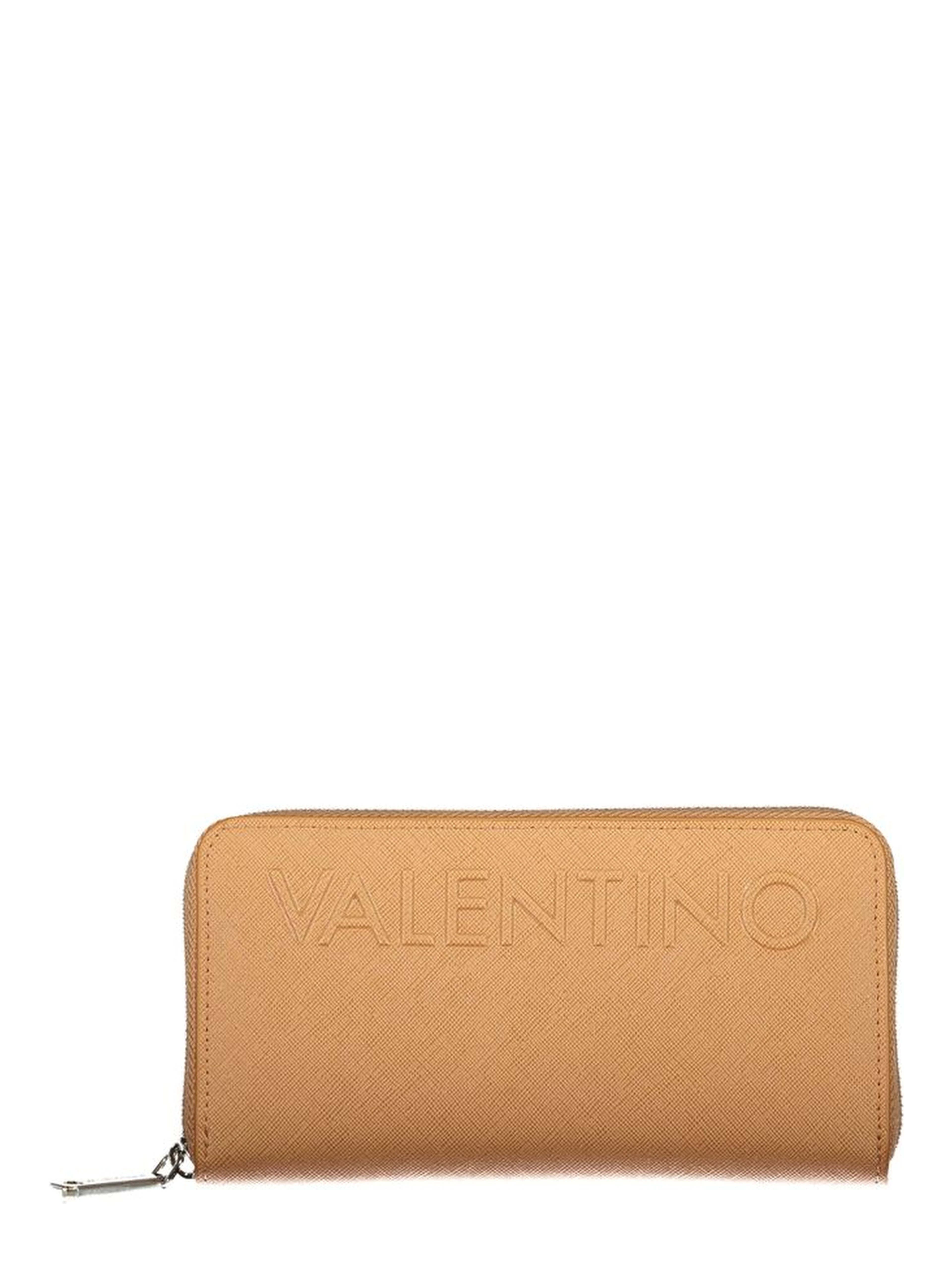 Brown Polyurethane Women's Wallet