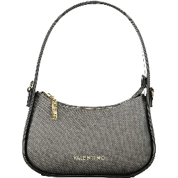 Black Polyurethane Women's Bag