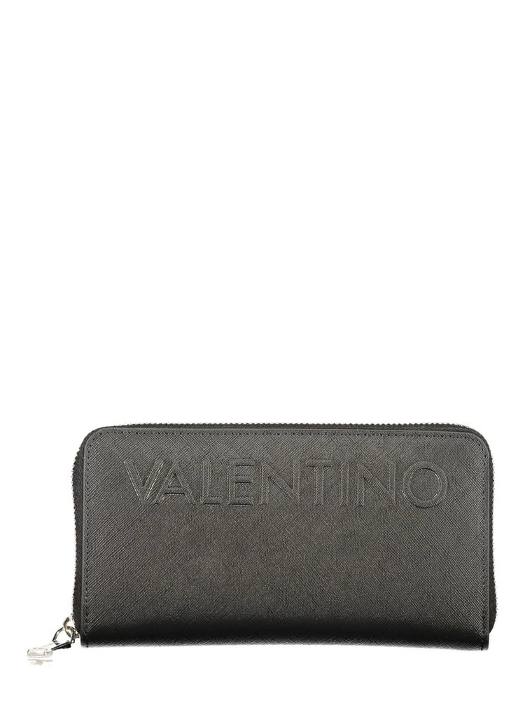 Black Polyurethane Women's Wallet