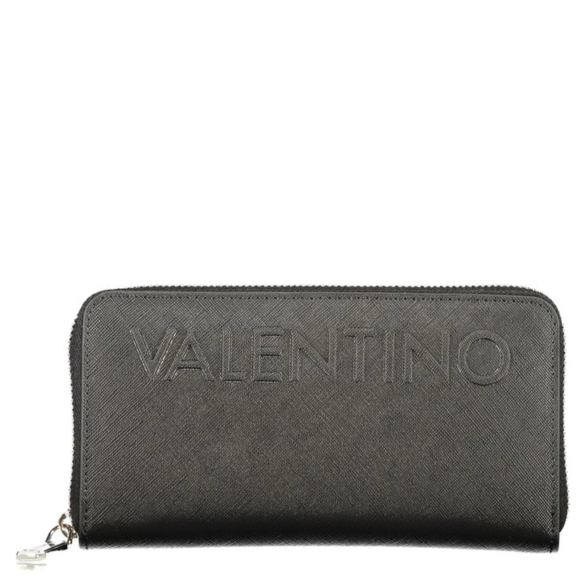 Black Polyurethane Women's Wallet