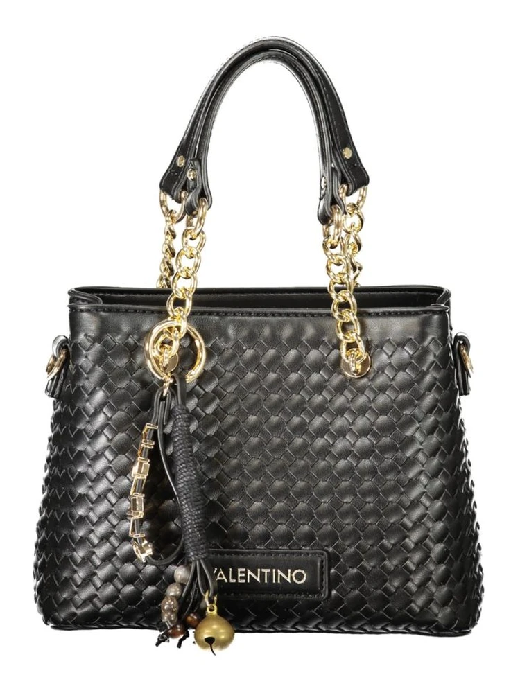 Black Polyurethane Women's Bag