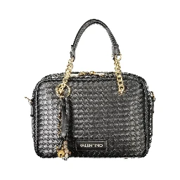 Black Polyurethane Women's Bag