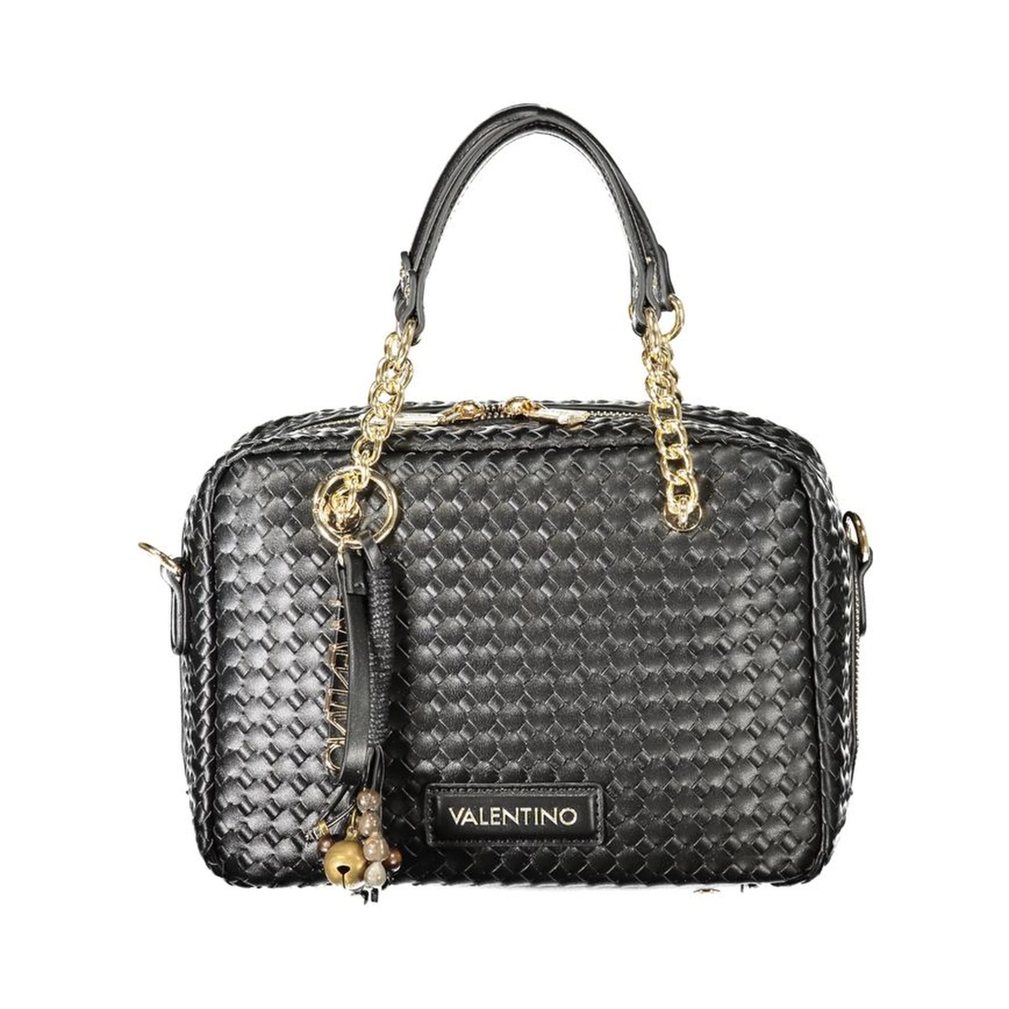 Black Polyurethane Women's Bag