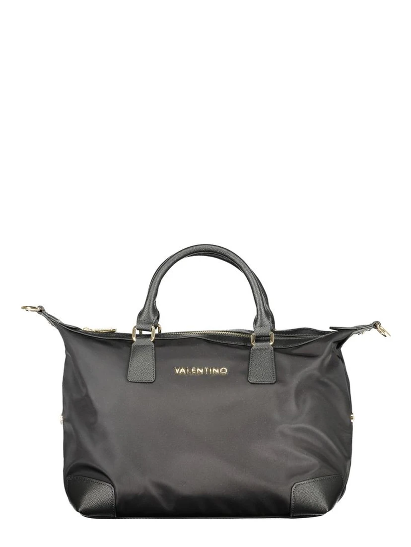 Black Polyester Women's Bag