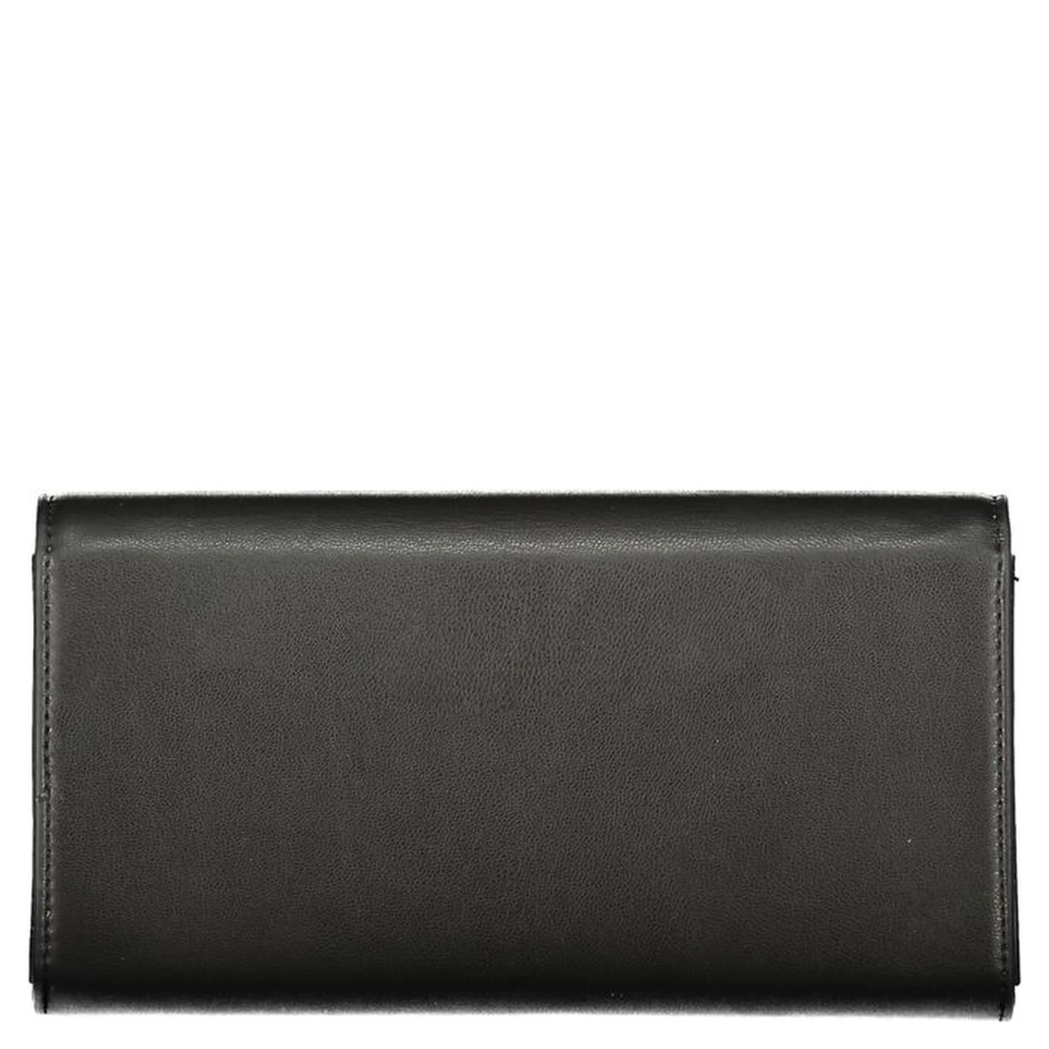 Black Polyurethane Women's Wallet