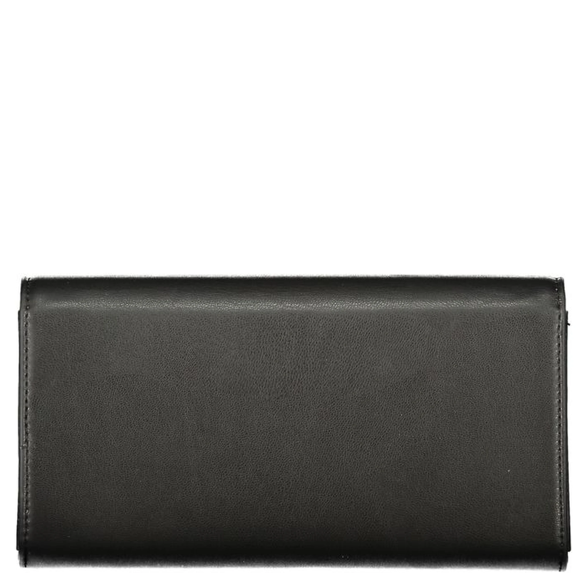 Black Polyurethane Women's Wallet