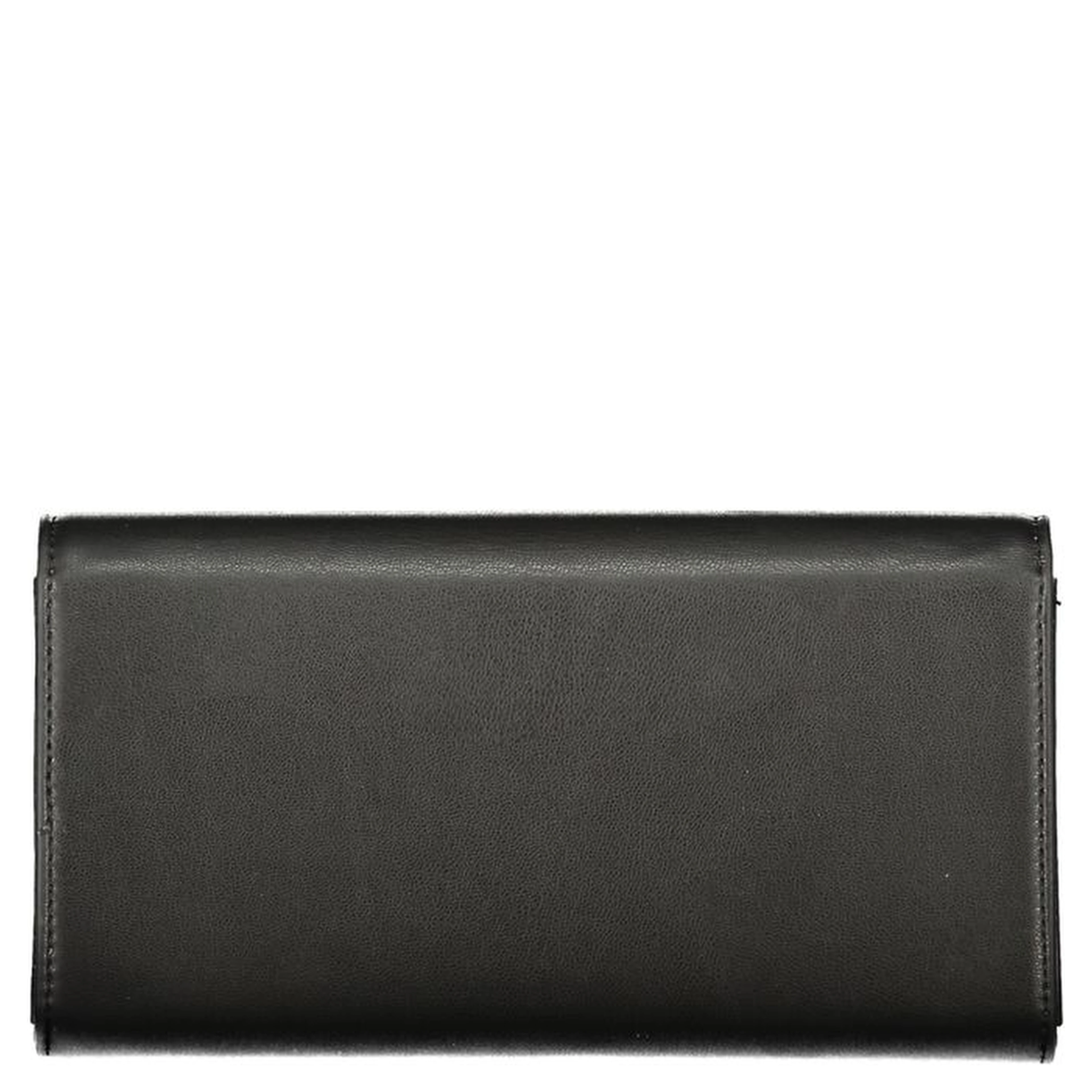 Black Polyurethane Women's Wallet