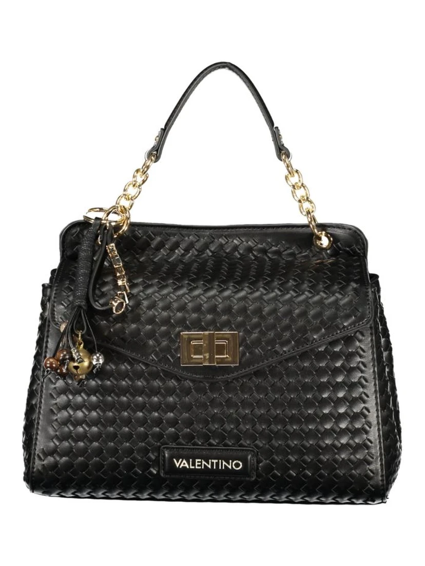 Black Polyurethane Womens Bag