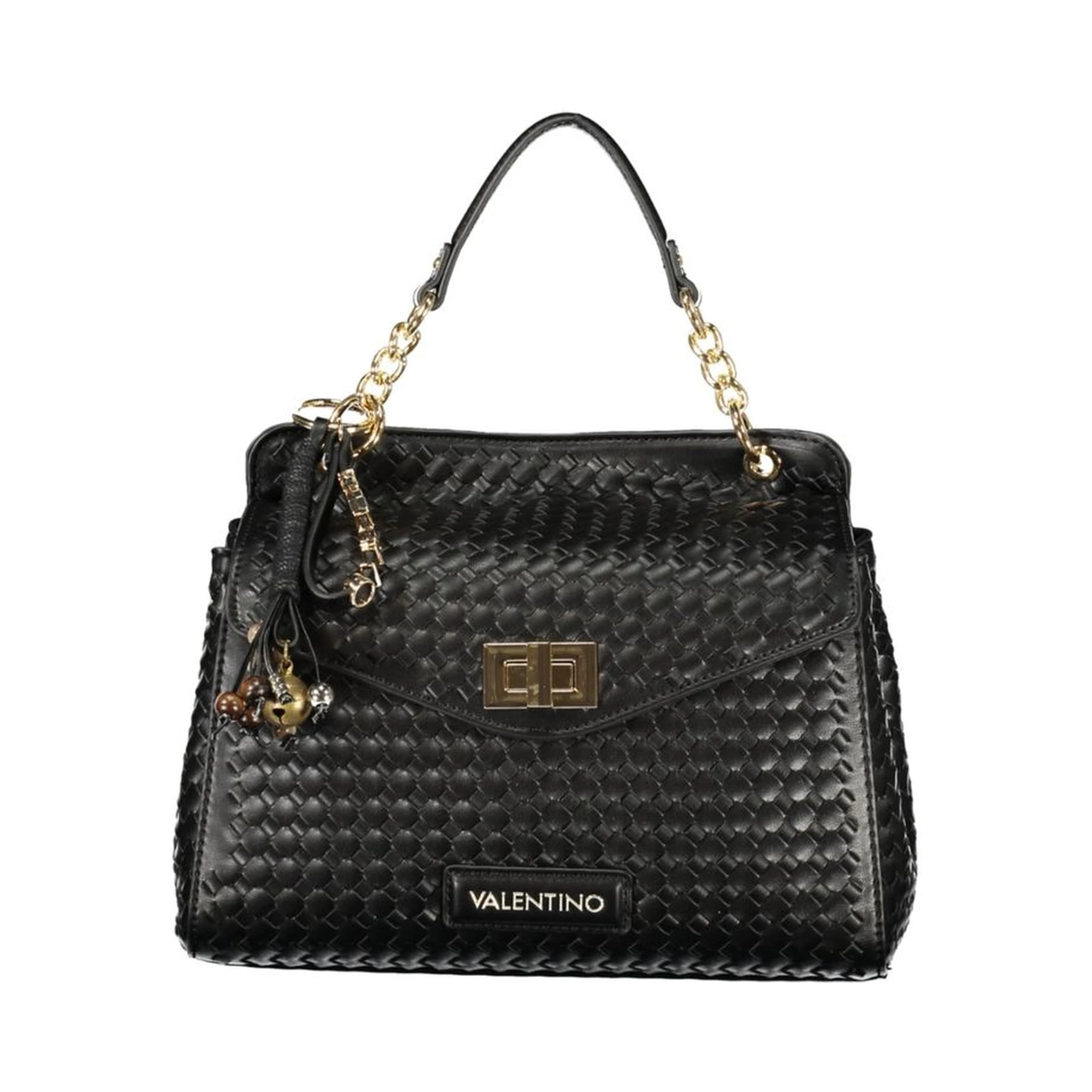 Black Polyurethane Womens Bag