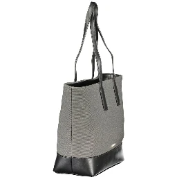 Nero Poliuretano Donna Shoulder Bag