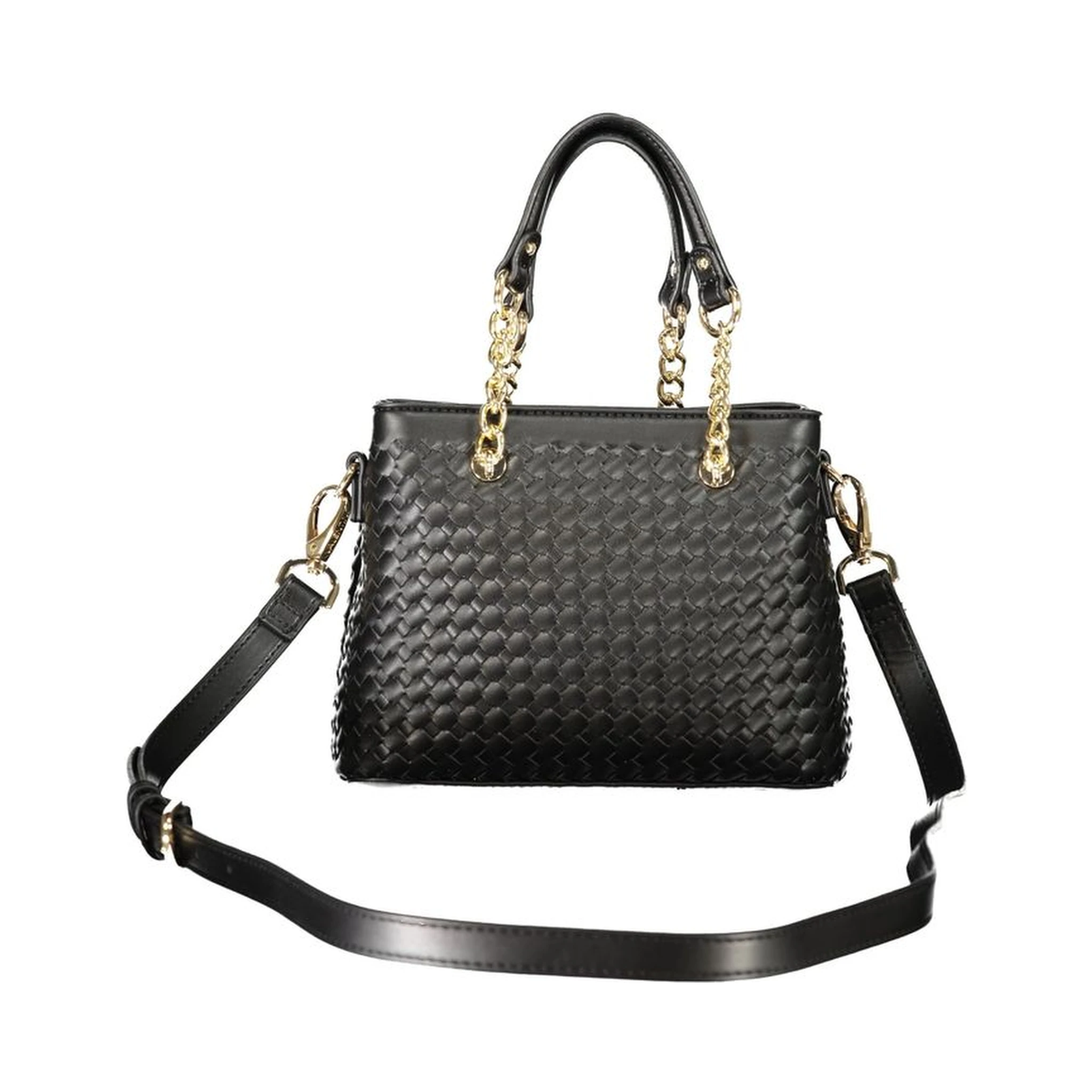 Black Polyurethane Women's Bag