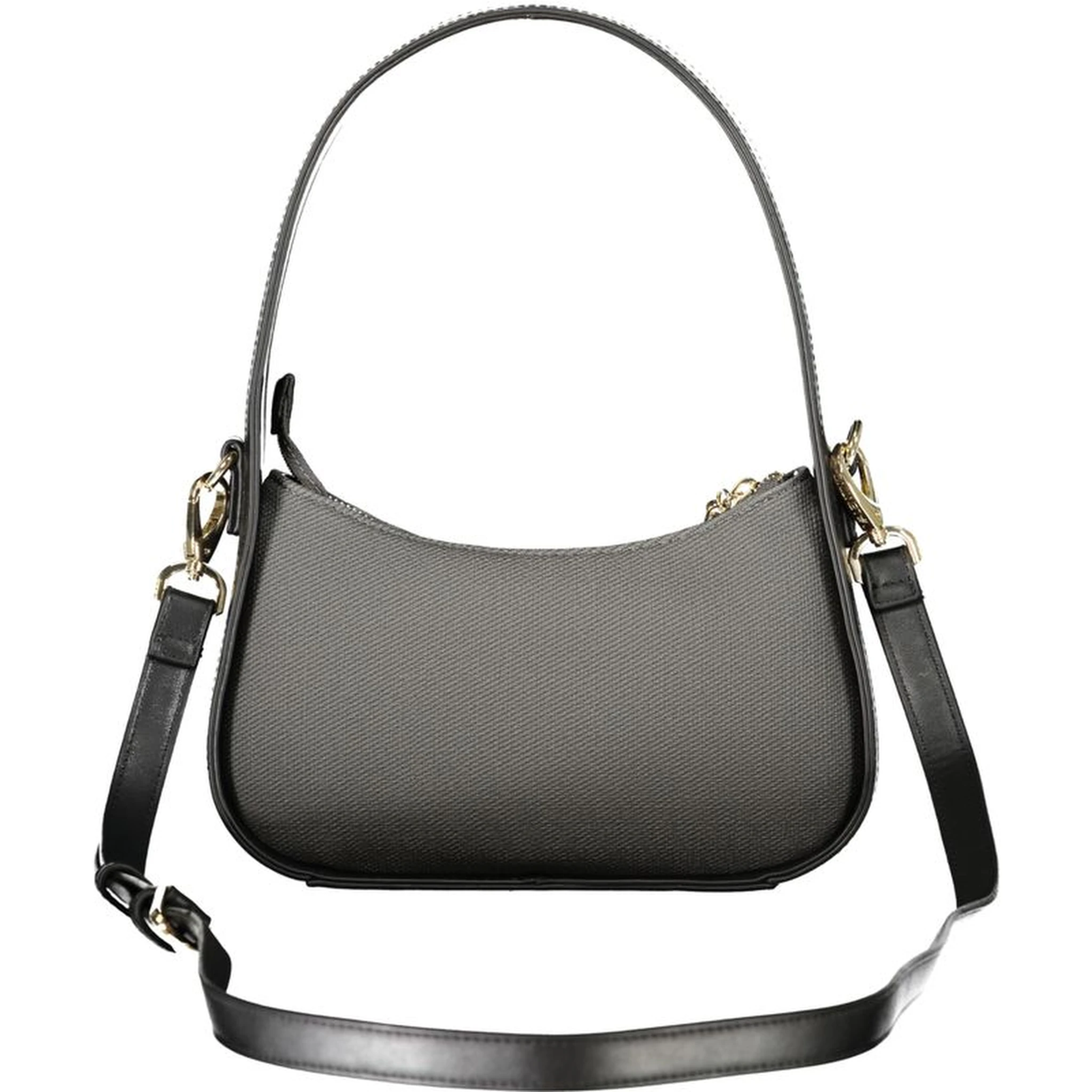 Black Polyurethane Women's Bag