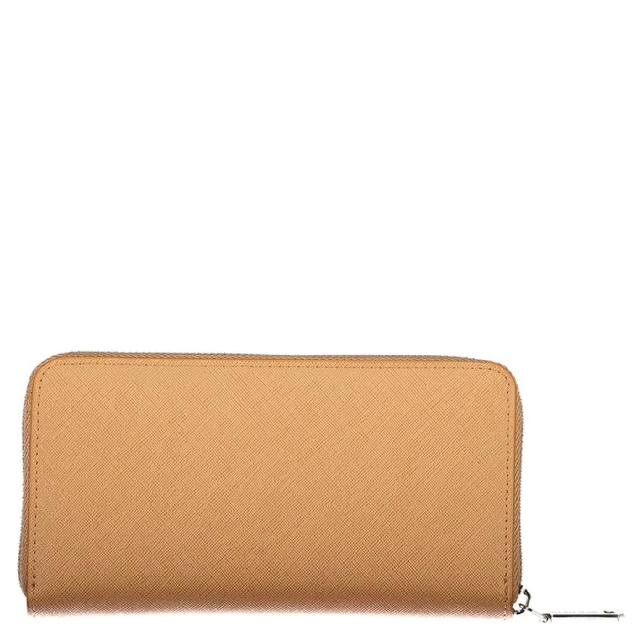 Brown Polyurethane Women's Wallet