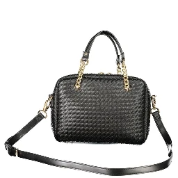 Black Polyurethane Women's Bag