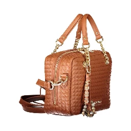 Brown Polyurethane Women's Bag