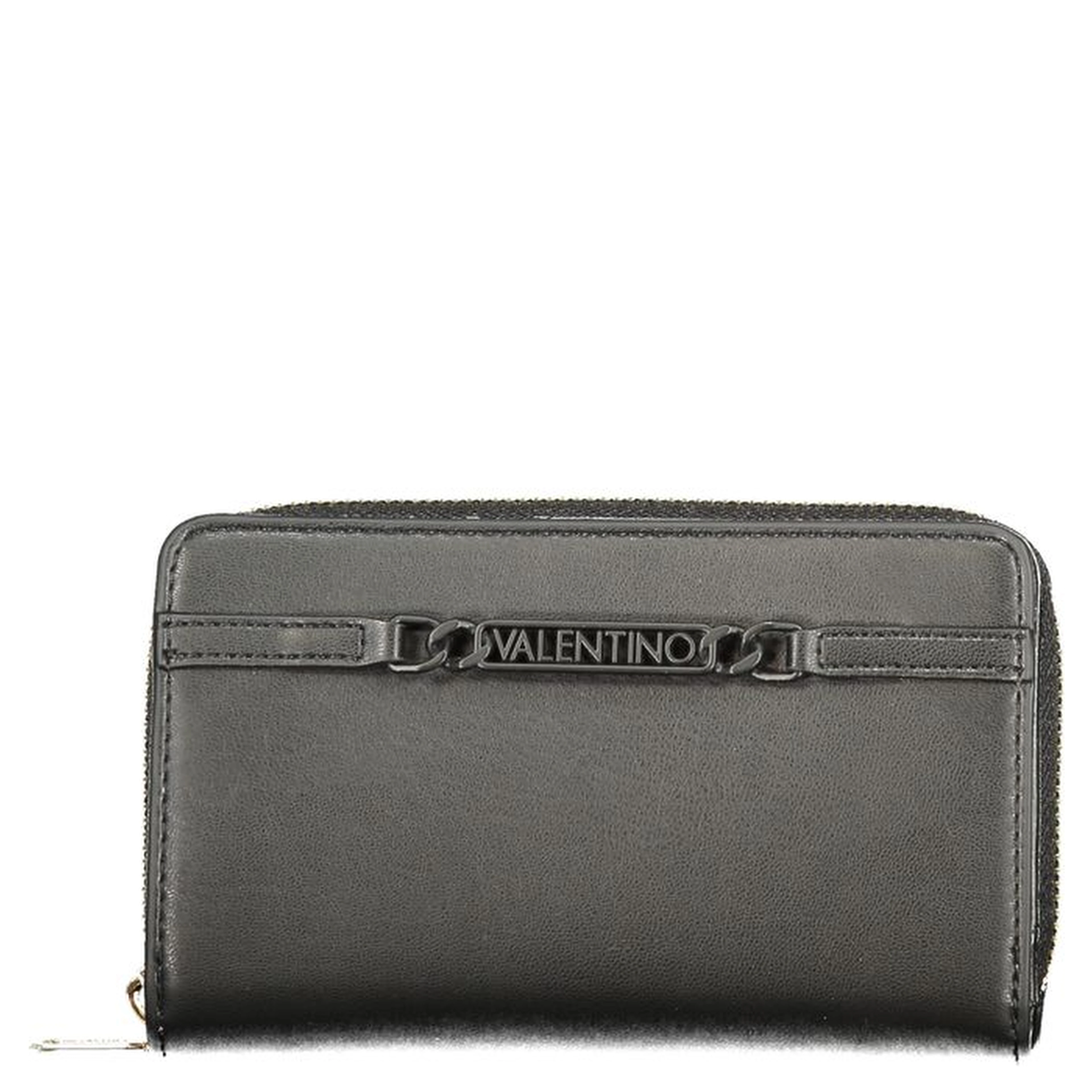 Black Polyurethane Women's Wallet