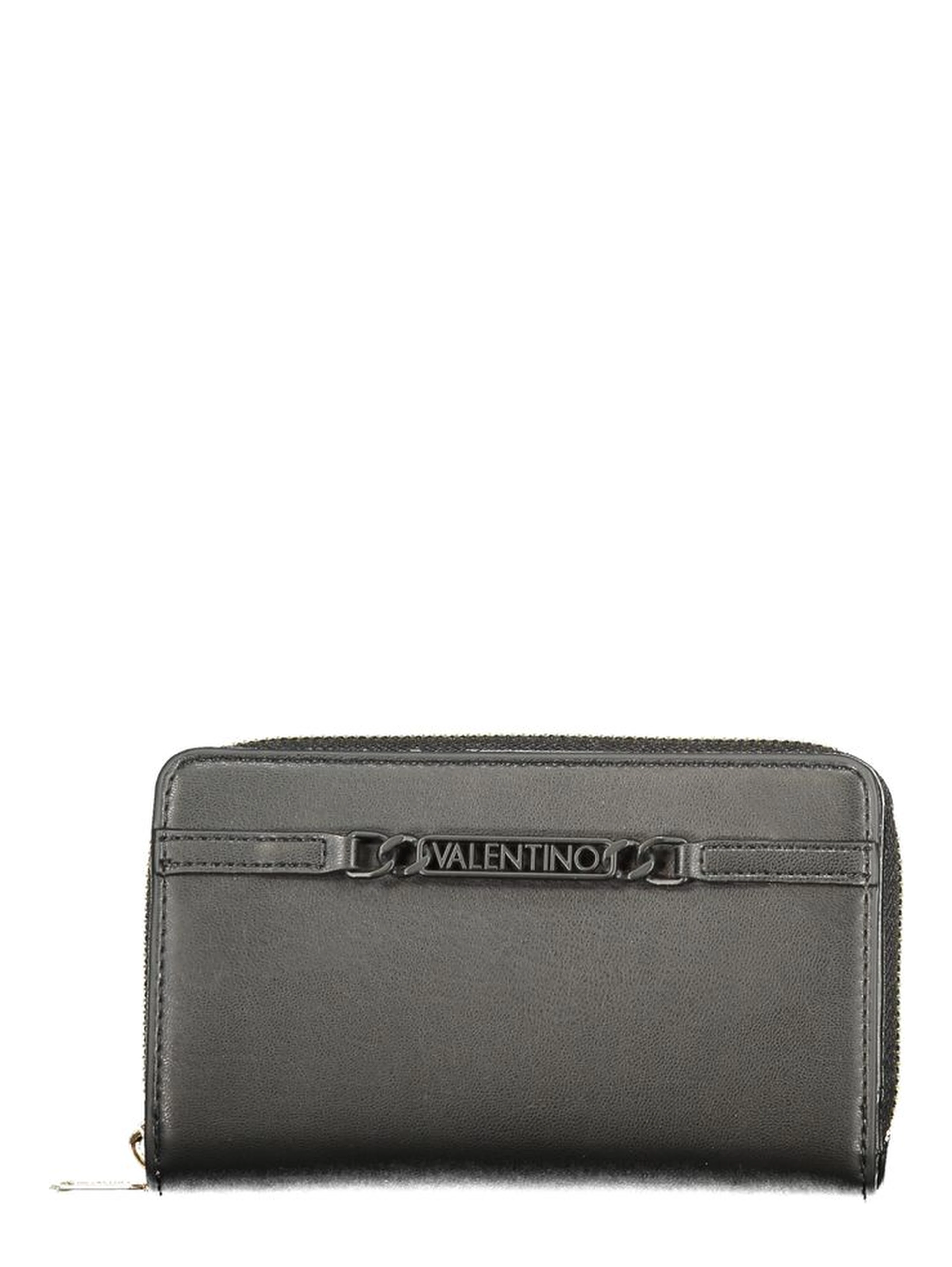 Black Polyurethane Women's Wallet