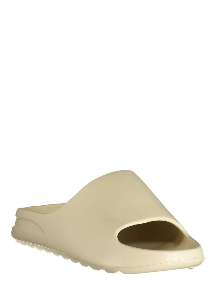 Beige Polyurethane Men's Slipper