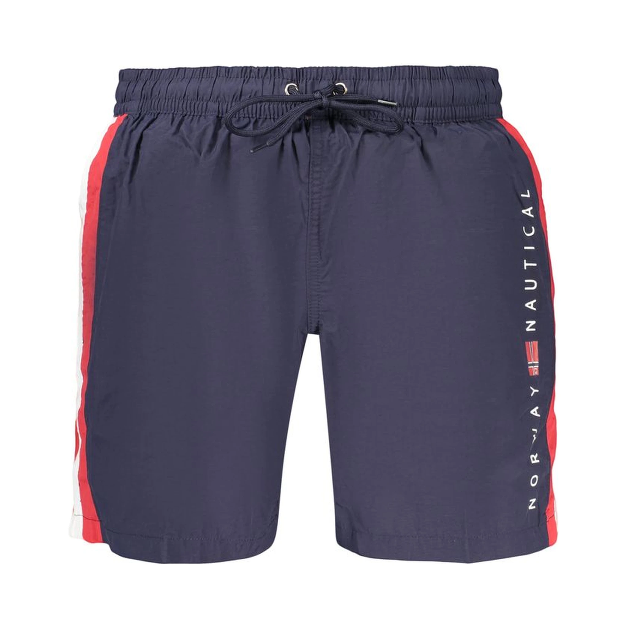 Blue Polyamide Men's Swimwear