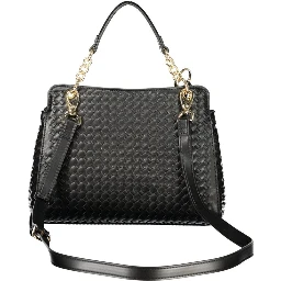 Black Polyurethane Womens Bag