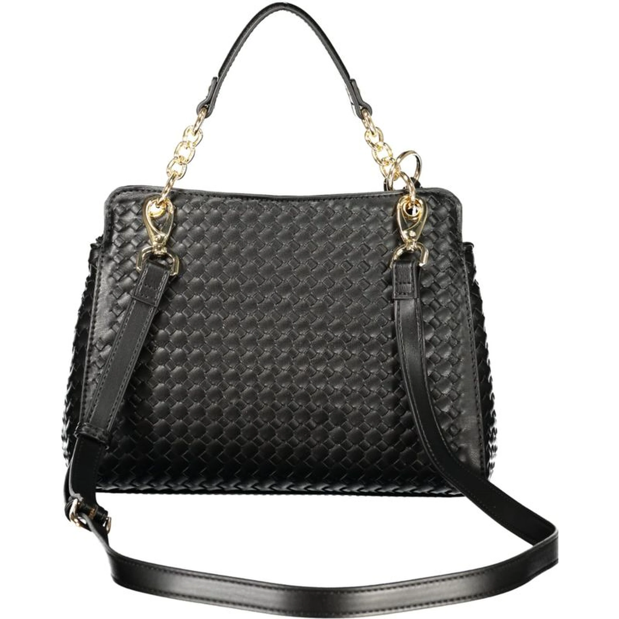 Black Polyurethane Womens Bag