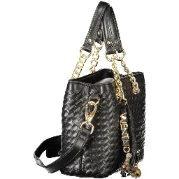 Black Polyurethane Women's Bag
