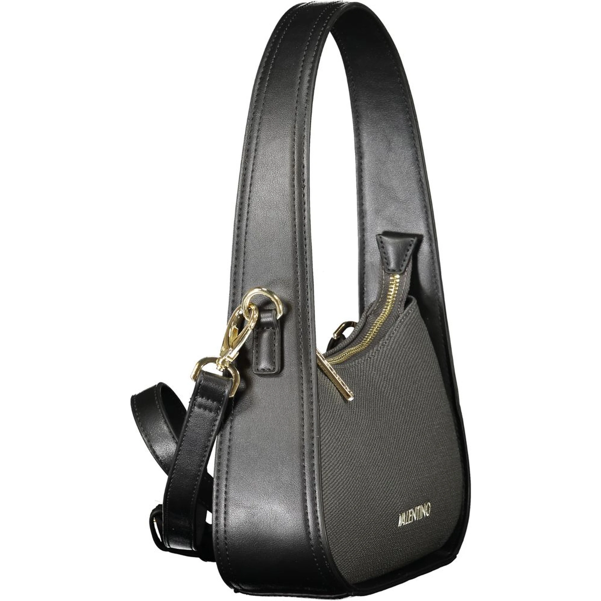 Black Polyurethane Women's Bag