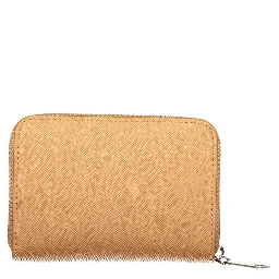 Brown Polyurethane Women's Wallet