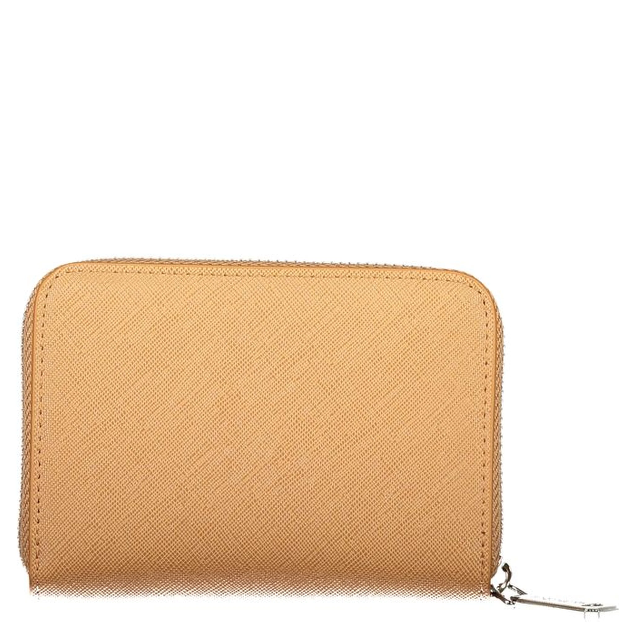Brown Polyurethane Women's Wallet