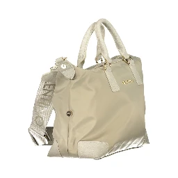 Gray Polyester Women's Bag