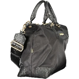 Black Polyester Women's Bag